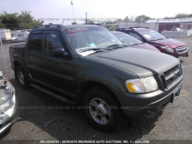 1FMZU77K44UA70462 - 2004 FORD EXPLORER SPORT TR  GREEN photo 1