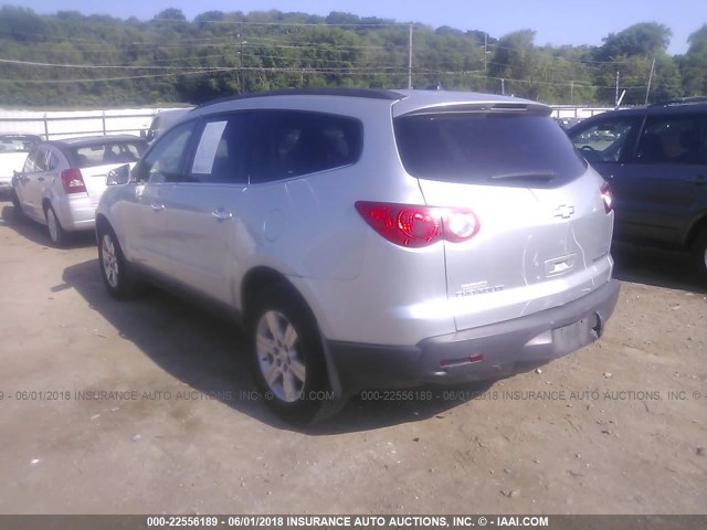 1GNEV23D39S124886 - 2009 CHEVROLET TRAVERSE LT SILVER photo 3