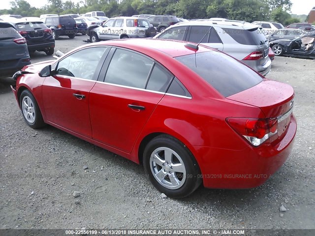 1G1PE5SB9G7113256 - 2016 CHEVROLET CRUZE LIMITED LT RED photo 3