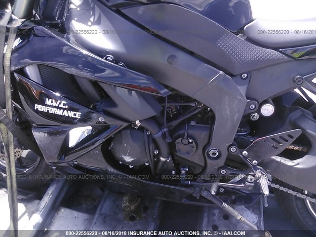 JKAZX4R16BA028754 - 2011 KAWASAKI ZX600 R BLACK photo 9