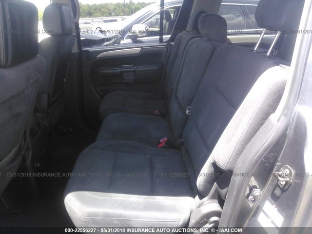 5N1BA08D88N607643 - 2008 NISSAN ARMADA SE/LE GRAY photo 8