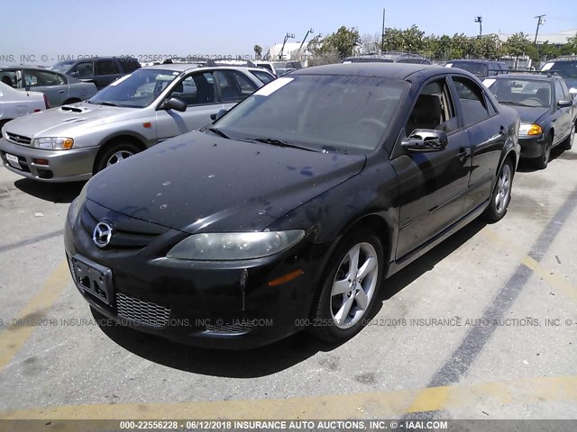 1YVHP80C485M35510 - 2008 MAZDA 6 I BLACK photo 2