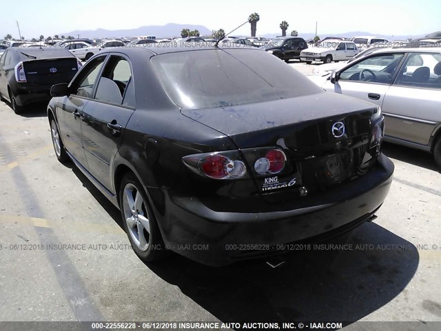 1YVHP80C485M35510 - 2008 MAZDA 6 I BLACK photo 3