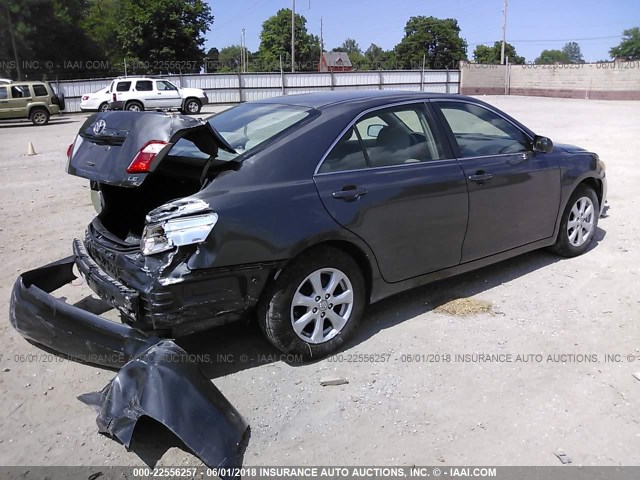 4T1BE46K07U571156 - 2007 TOYOTA CAMRY NEW GENERAT CE/LE/XLE/SE GRAY photo 4