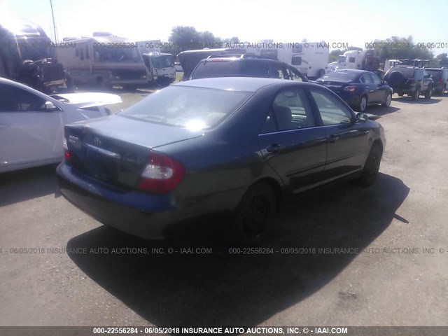 4T1BE32K72U558879 - 2002 TOYOTA CAMRY LE/XLE/SE Yaşıl foto 4