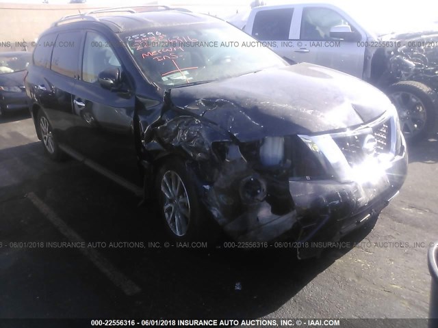 5N1AR2MNXGC623223 - 2016 NISSAN PATHFINDER S/SV/SL/PLATINUM 黑色 照片 1