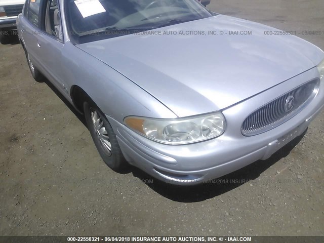 1G4HP54K12U103264 - 2002 BUICK LESABRE CUSTOM SILVER photo 6