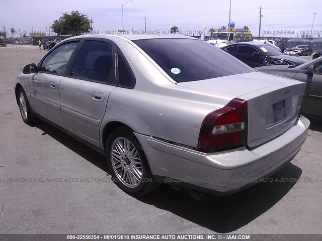 YV1TS92D721260429 - 2002 VOLVO S80 Champagne photo 3