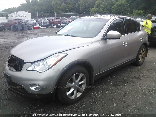 JNKAJ09F38M353926 - 2008 INFINITI EX35 JOURNEY BEIGE photo 2