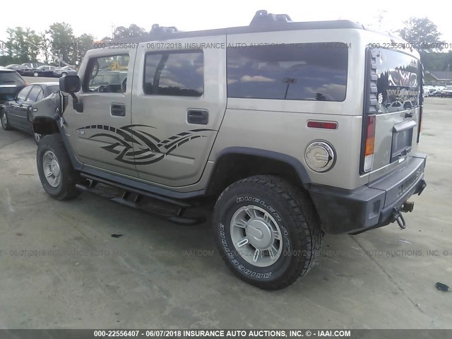 5GRGN23U33H114525 - 2003 HUMMER H2 GOLD photo 3