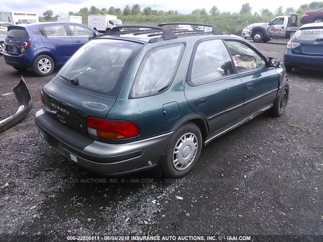 JF1GF485XTH811112 - 1996 SUBARU IMPREZA OUTBACK GREEN photo 4