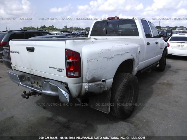 3D7MX48C66G208011 - 2006 DODGE RAM 3500 ST/SLT WHITE photo 4