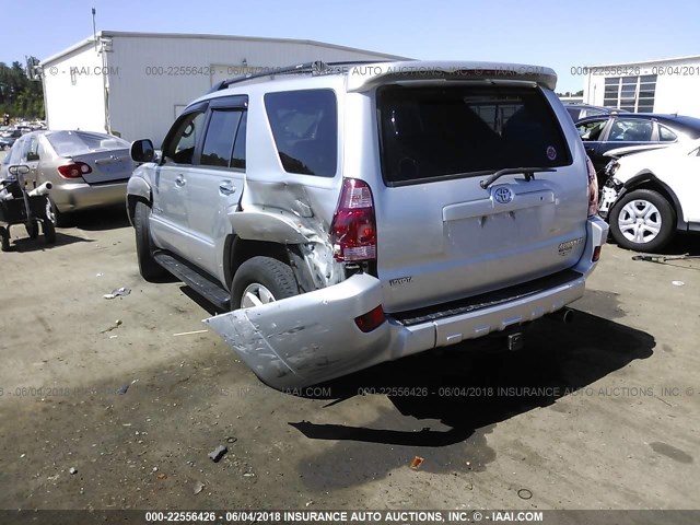 JTEBT17R050047672 - 2005 TOYOTA 4RUNNER LIMITED SILVER photo 3