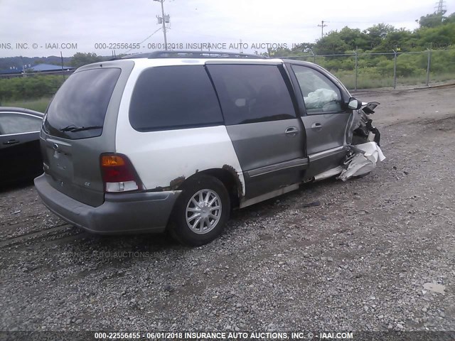 2FMZA5040YBD00230 - 2000 FORD WINDSTAR WAGON WHITE photo 4