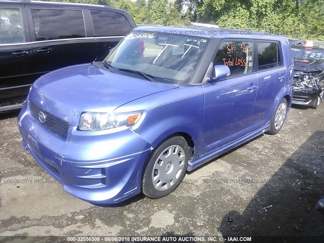 JTLZE4FE8A1116968 - 2010 TOYOTA SCION XB ლურჯი ფოტო 2