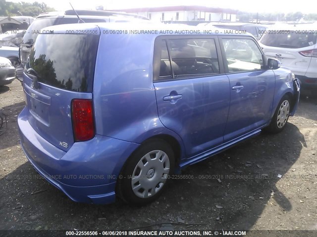JTLZE4FE8A1116968 - 2010 TOYOTA SCION XB ლურჯი ფოტო 4