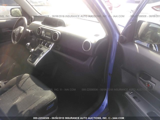 JTLZE4FE8A1116968 - 2010 TOYOTA SCION XB ლურჯი ფოტო 5