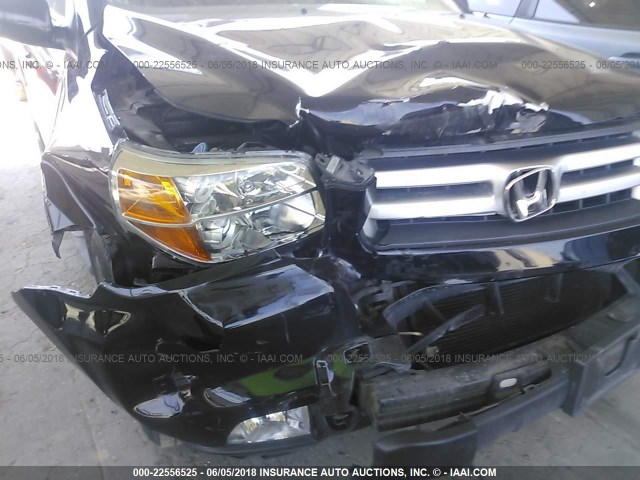 5FNYF28436B009080 - 2006 HONDA PILOT EX BLACK photo 6