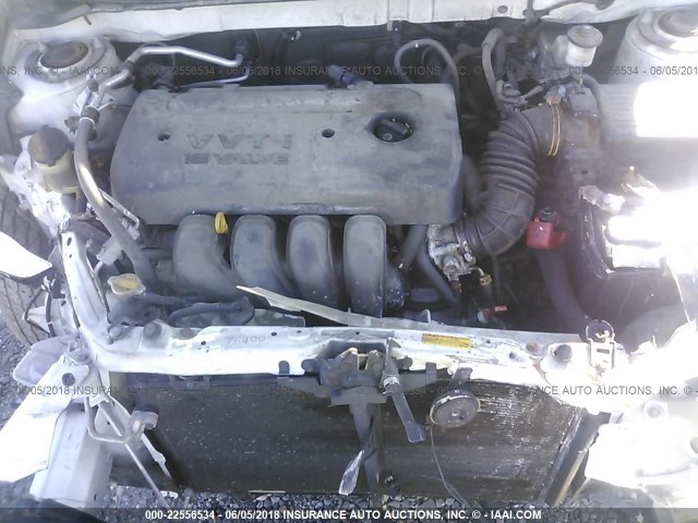 2T1KR32E18C694529 - 2008 TOYOTA COROLLA MATRIX XR WHITE photo 10