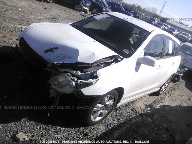 2T1KR32E18C694529 - 2008 TOYOTA COROLLA MATRIX XR WHITE photo 2