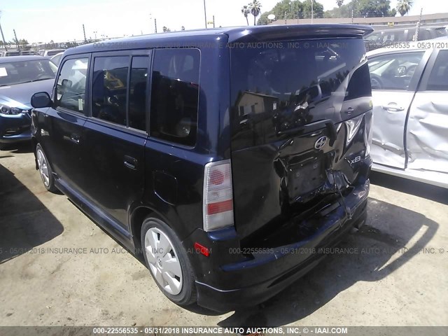 JTLKT324864108003 - 2006 TOYOTA SCION XB ლურჯი ფოტო 3