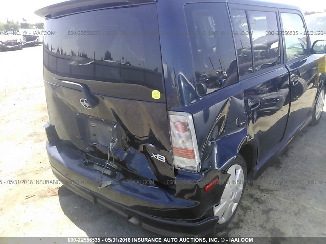 JTLKT324864108003 - 2006 TOYOTA SCION XB ლურჯი ფოტო 6
