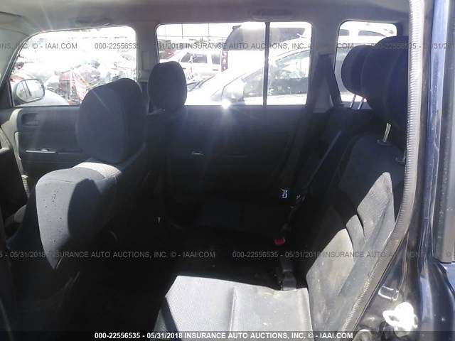 JTLKT324864108003 - 2006 TOYOTA SCION XB ლურჯი ფოტო 8