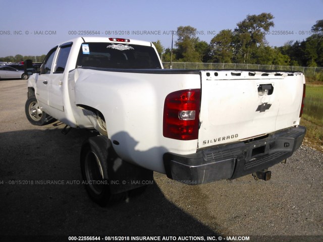 1GCJC33698F212188 - 2008 CHEVROLET 3500 CREWCAB  WHITE photo 3