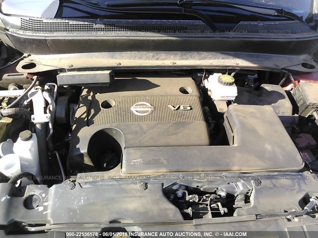 5N1AR2MN5EC648639 - 2014 NISSAN PATHFINDER S/SV/SL/PLATINUM 栗色 照片 10