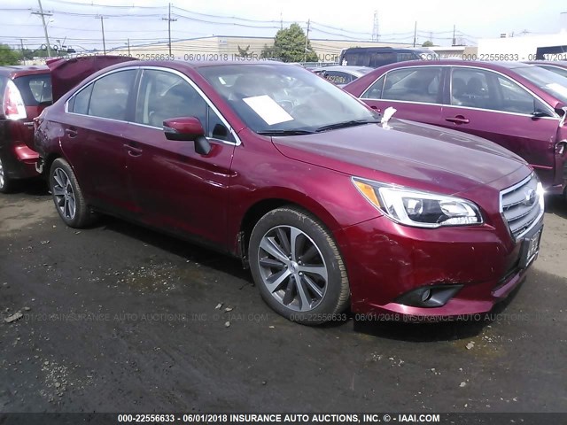 4S3BNAJ6XG3011633 - 2016 SUBARU LEGACY 2.5I LIMITED RED photo 1