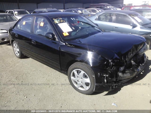 KMHDN46D85U137509 - 2005 HYUNDAI ELANTRA GLS/GT BLACK photo 1