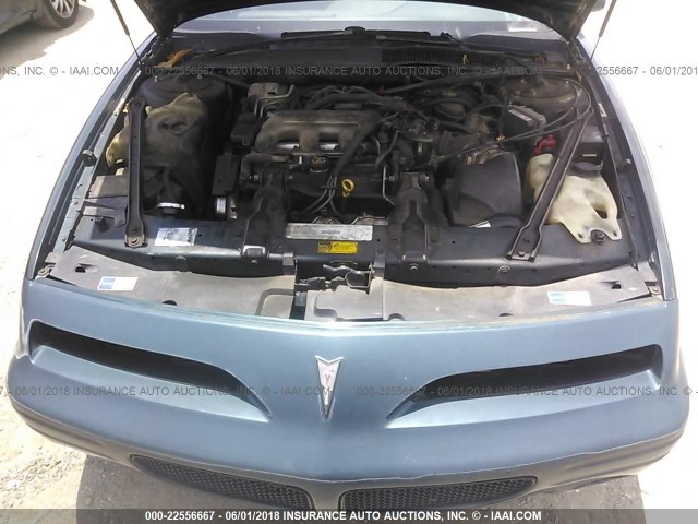 1G2WJ12MXTF205201 - 1996 PONTIAC GRAND PRIX SE მწვანე ფოტო 10
