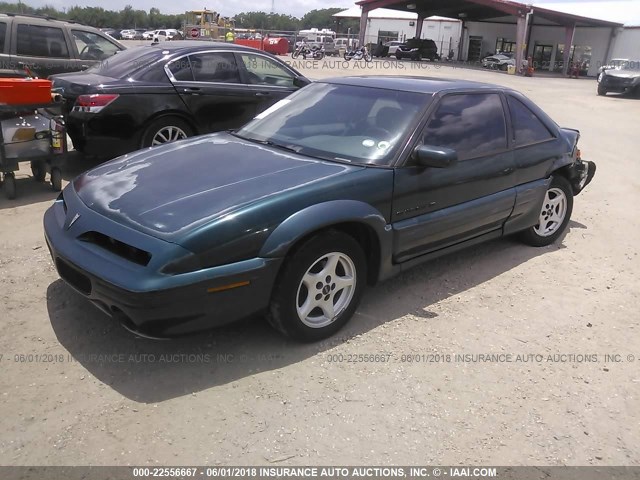 1G2WJ12MXTF205201 - 1996 PONTIAC GRAND PRIX SE მწვანე ფოტო 2