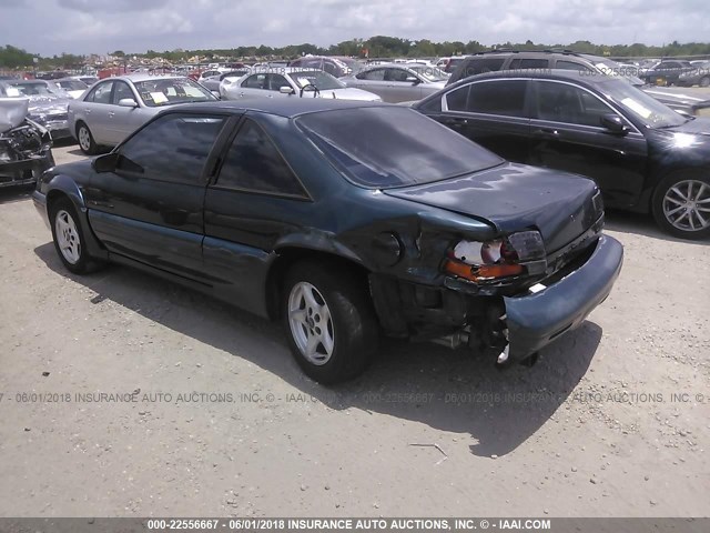 1G2WJ12MXTF205201 - 1996 PONTIAC GRAND PRIX SE მწვანე ფოტო 3