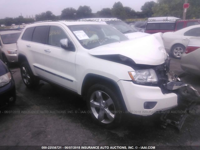 1J4RR6GT6BC509179 - 2011 JEEP GRAND CHEROKEE OVERLAND WHITE photo 1