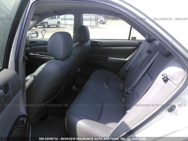 4T1BE32K43U172616 - 2003 TOYOTA CAMRY LE/XLE/SE ვერცხლისფერი ფოტო 8