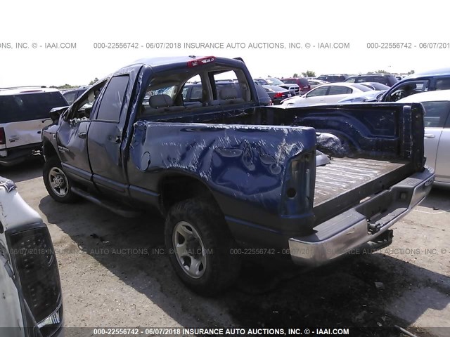 3D7KS28C86G230733 - 2006 DODGE RAM 2500 ST/SLT/LARAMIE BLUE photo 3