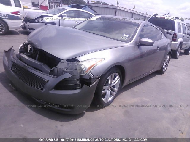 JNKCV64E08M117989 - 2008 INFINITI G37 JOURNEY/SPORT GRAY photo 2