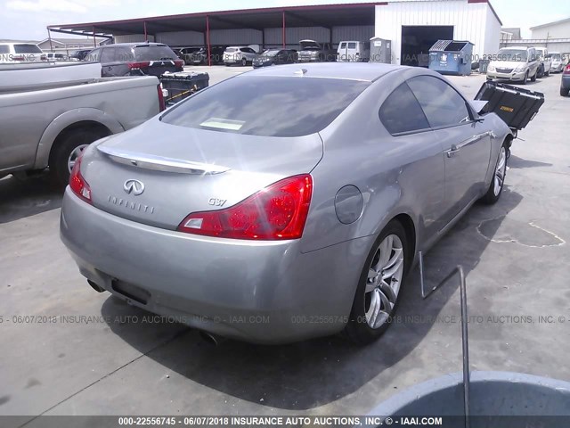 JNKCV64E08M117989 - 2008 INFINITI G37 JOURNEY/SPORT GRAY photo 4