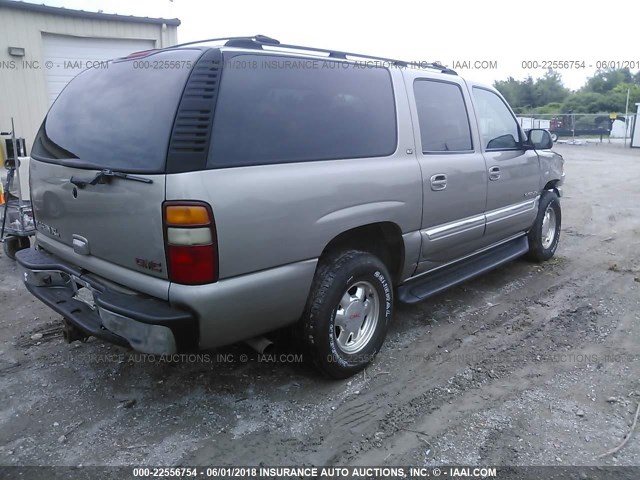 3GKEC16Z72G269687 - 2002 GMC YUKON XL C1500 GOLD photo 4