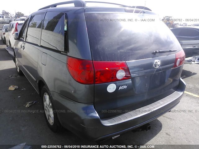 5TDZA22C86S485839 - 2006 TOYOTA SIENNA XLE/XLE LIMITED GRAY photo 3