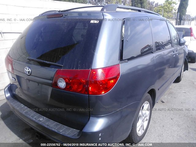 5TDZA22C86S485839 - 2006 TOYOTA SIENNA XLE/XLE LIMITED GRAY photo 4