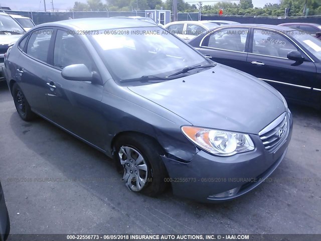 KMHDU4AD1AU926346 - 2010 HYUNDAI ELANTRA BLUE/GLS/SE GRAY photo 1