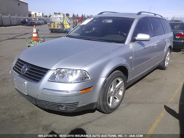 WVWWH63B34E014809 - 2004 VOLKSWAGEN PASSAT GLX SILVER photo 2