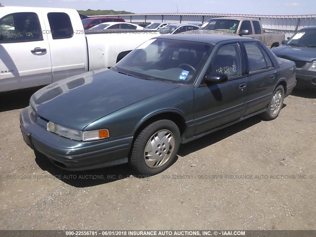 1G3WH52M3VF335936 - 1997 OLDSMOBILE CUTLASS SUPREME SL 绿色 照片 2