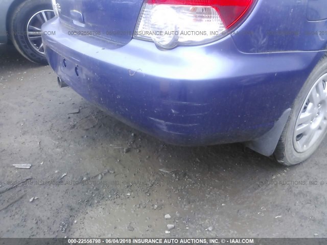 JF1GG65574H800244 - 2004 SUBARU IMPREZA TS BLUE photo 6