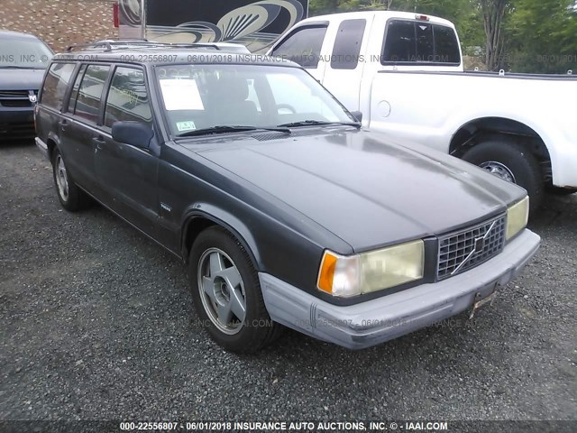 YV1FA8758L2314392 - 1990 VOLVO 740 GRAY photo 1