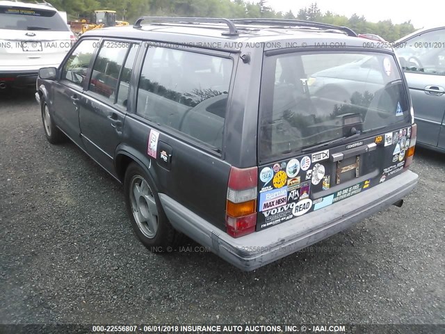 YV1FA8758L2314392 - 1990 VOLVO 740 GRAY photo 3