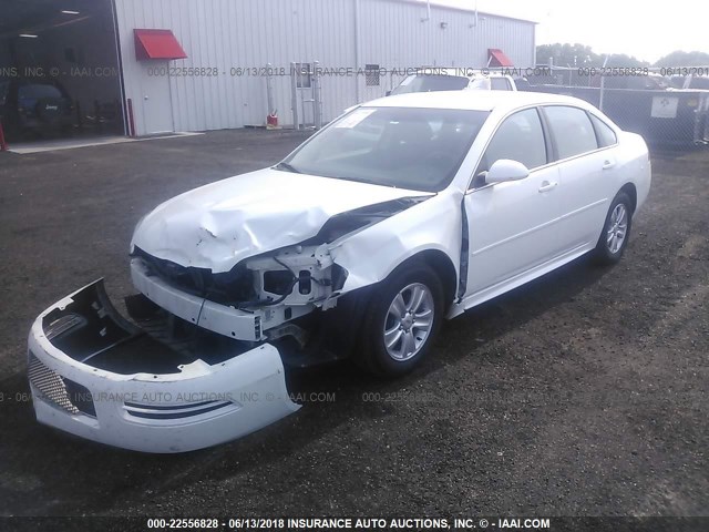 2G1WA5E31G1156370 - 2016 CHEVROLET IMPALA LIMITED LS WHITE photo 2