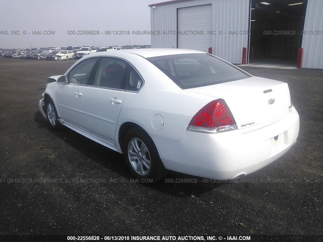 2G1WA5E31G1156370 - 2016 CHEVROLET IMPALA LIMITED LS WHITE photo 3